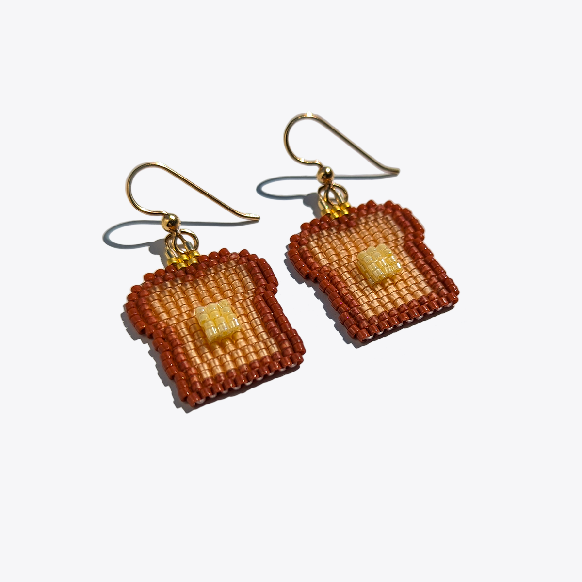 Buttered Toast Earrings