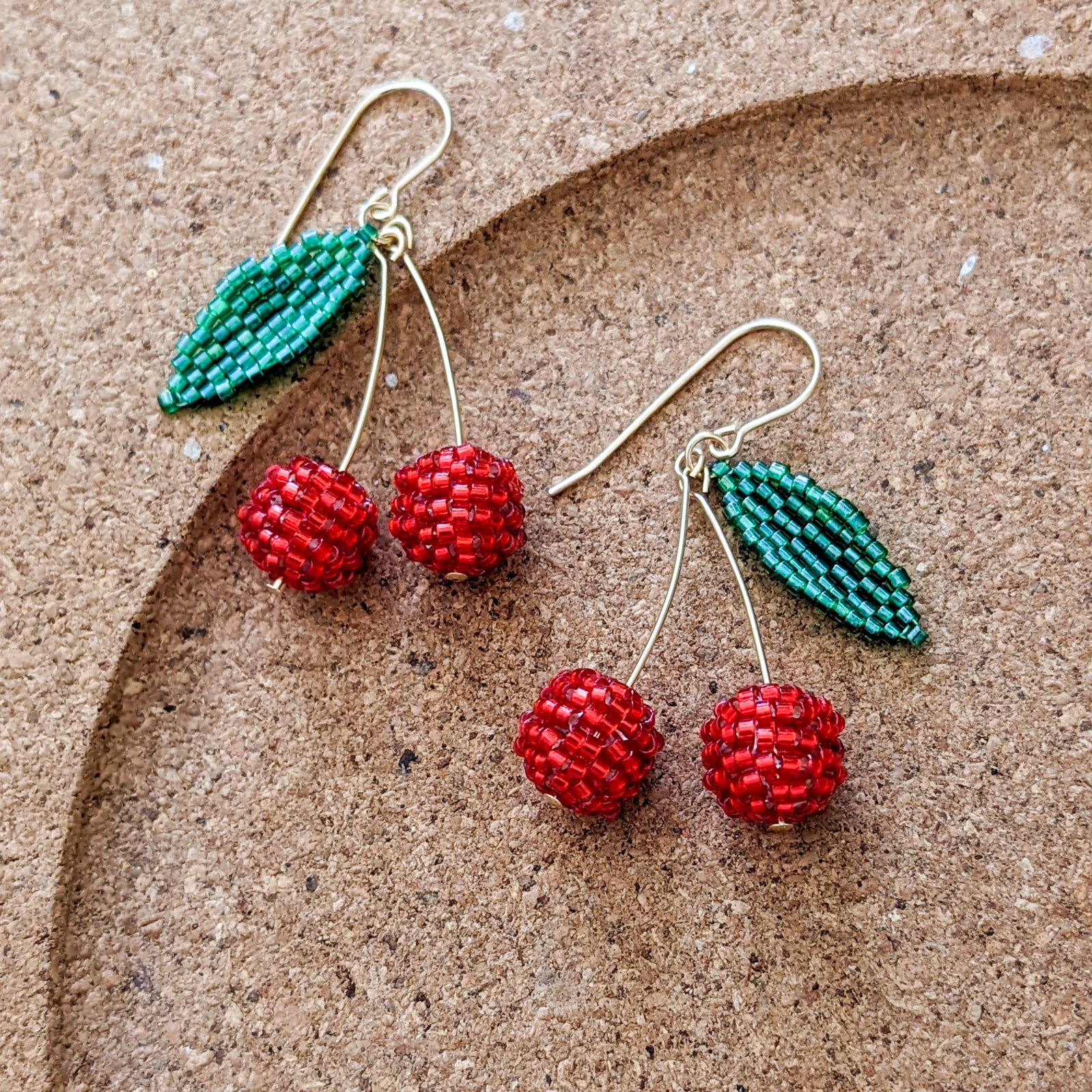 Lucky Fruit Earrings - Cherry