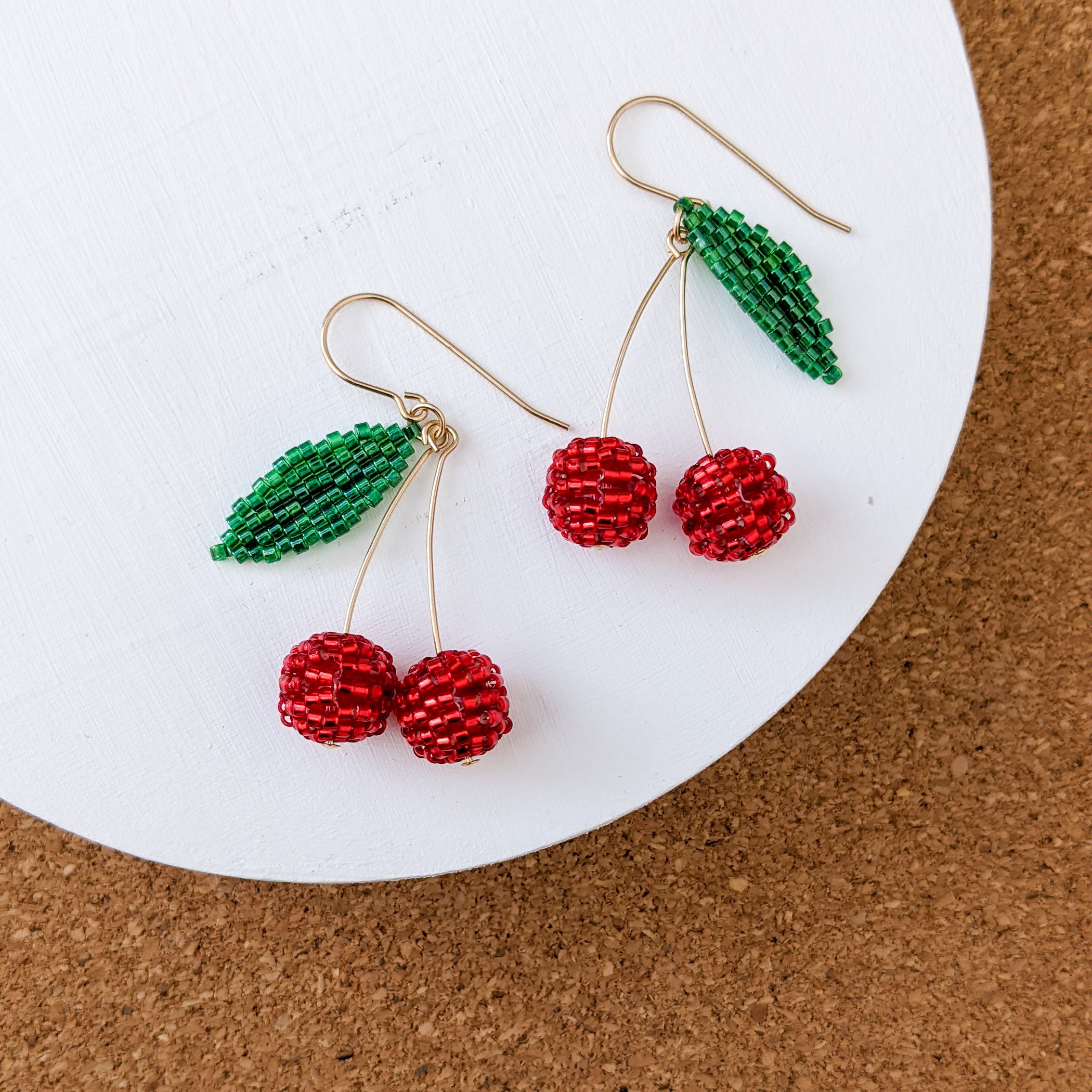 Lucky Fruit Earrings - Cherry