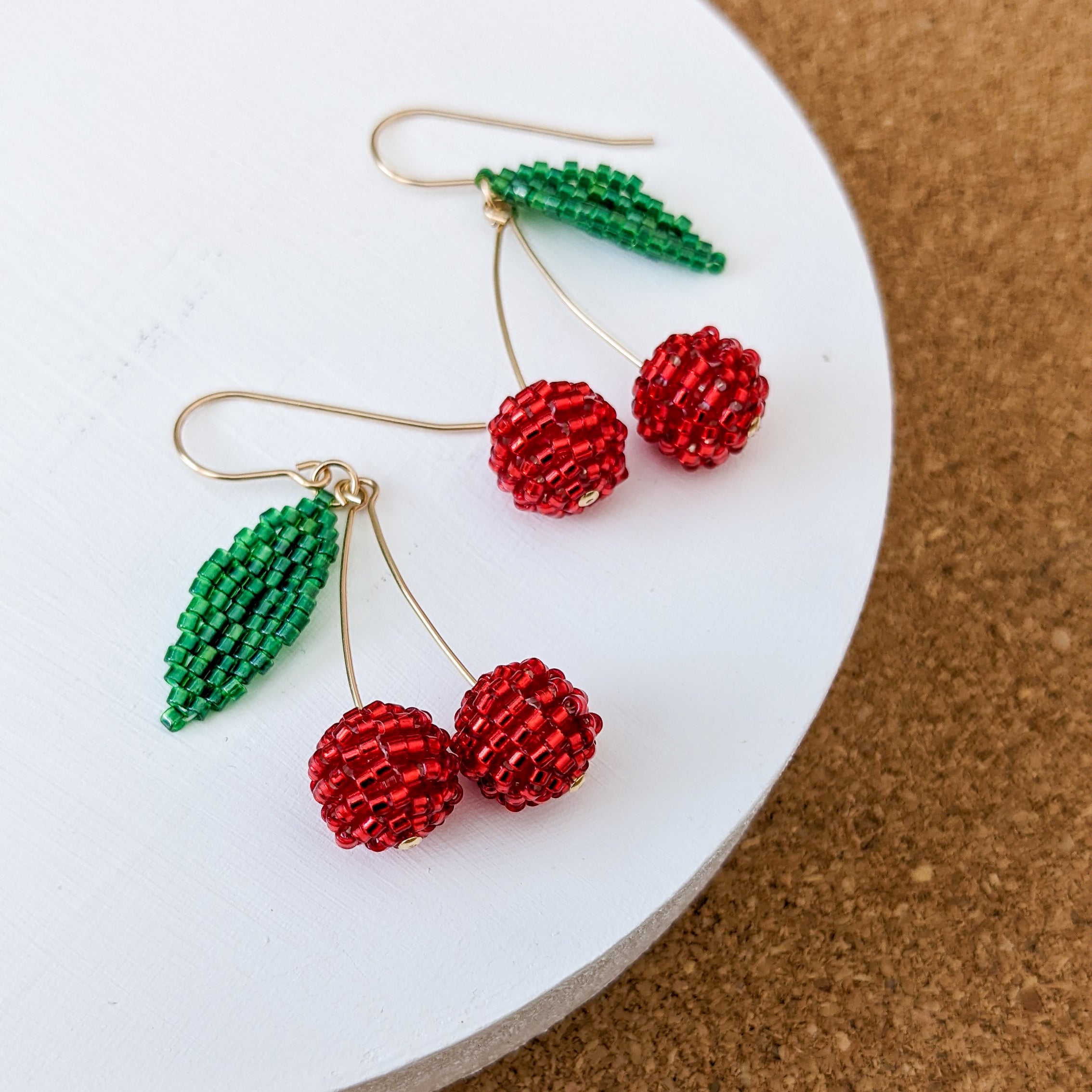 Lucky Fruit Earrings - Cherry